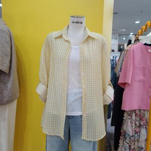 르피타 DP01 소매롤업체크셔츠 L252BSH851