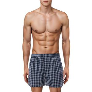 [바바라(언더웨어)]아사면 사각체크 남성트렁크팬티AMT4412T2