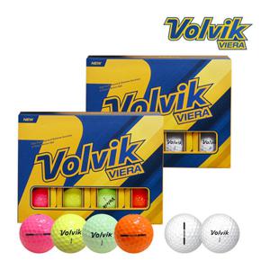 볼빅 신형 VIERA 비에라 2피스 고반발 골프공 2종