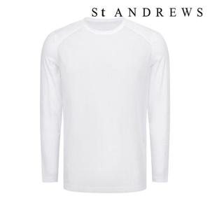 [세인트앤드류스]남성 냉감 슬리브 튤 긴팔 티셔츠 (811E2TI202WH)