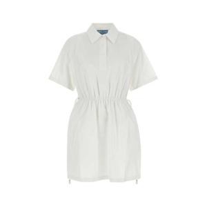 프라다 여성 화이트 포플린 미니 드레스 P3O94CSOOO1XV2 F0009