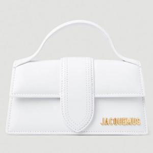 25 FW 자크뮈스 밤비노 Le Bambino 레더 숄더백 화이트 21HBAW00006BC01C01 100