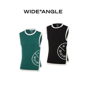 [와이드앵글]CO 심볼 원포인트 스웨터 베스트 L WWU23K12