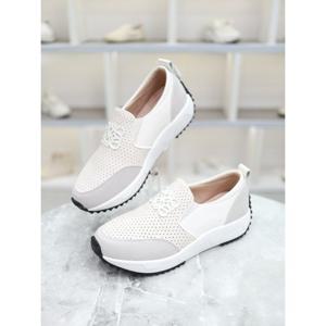 [블리아르]소가죽 데일리 쿠션 통굽 슬립온 4cm BLMD500233_GN