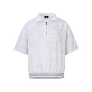 [LPGA]LPGA  여성 시어써커 루즈핏 하프집업 티셔츠(L242TS517P)