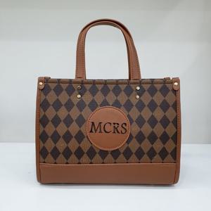 [몽크로스]이니셜 자가드, 토트백 크로스백 BR WT68618_SH