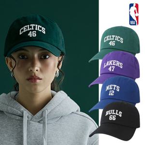 [엔비에이]남녀공용 어센틱 농구팀 자수 오버핏 소프트볼캡 빅사이즈모자 N255AP245P