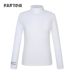 [팬텀] 여성 라인 프린트 트리코트 반목 긴팔이너티셔츠 221E3TI805_WH