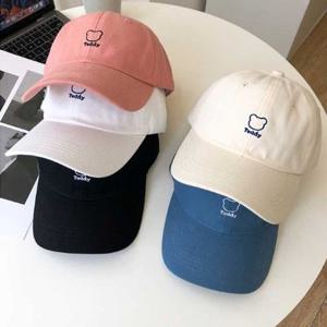 남녀공용 패션 테디 로고 야구모자 볼캡 SLT-DS72 남녀공용 패션 테디 로고 야구모자 볼캡 선캡 모자 패션잡화