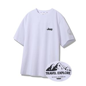 [지프]JP2TSU105 선기획 등판 산프린트 2024년 화이트 반팔티_SC