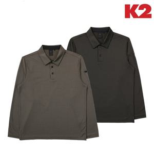 (등산양말) 남성 시그니처 가을 자가드 폴로 티셔츠 KMU23264