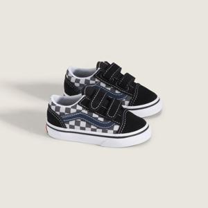 [반스] 토들러 올드스쿨 벨크로 토널 체크 블랙 VN000CTGCJF