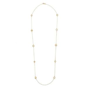 25 FW 토리버치 키라 클로버 롱 네크리스 157985 TP441843684