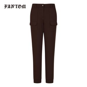 [팬텀] 여성 포켓 포인트 백기모 져지 조거 팬츠 221E3PF307_BR