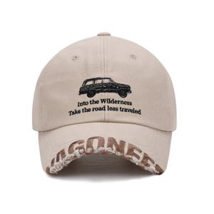 [지프]남여공용  앞챙 데미지 워싱 볼캡 (JQ3GCU130)