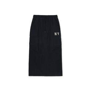 MLB반바지 PQJ 3FSKB0144-50BKS 여성 베이직 쿠퍼스 우븐 카고 롱 스커트 뉴욕양키스