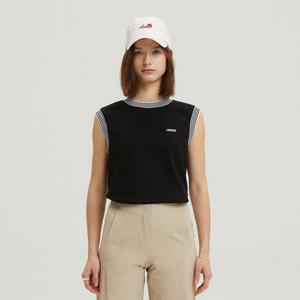 [에이븐]쿨 스트라이프 포인트 탑 블랙