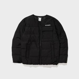 아이더패딩 JQS DUW24561Z1 THERMOLOCK C (써모락 C) UNI U넥 슬림 다운 자켓 (Black)