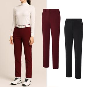 비티알 여성 가을 스트레치 밑단 트임 슬림핏 골프 바지 BSC094SP9W