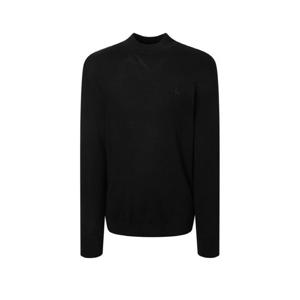 헤지스  25FW  남성 파인울 하프터틀넥 긴팔 니트 HZSW5D435BK