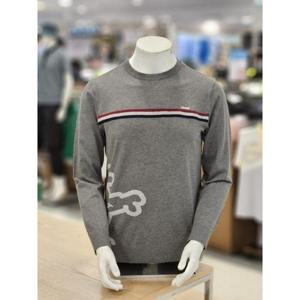 루이까스텔 세이브존01 남성 FW얇은보더 라운드니트 7MESW904