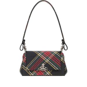 비비안웨스트우드 헤이즐 플레이드 프린트 레더 미니 숄더 백 46030001WS0022