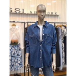 제시뉴욕 세이브존05 투 포켓 데님 셔츠 BEW5SZSNDB8050BU