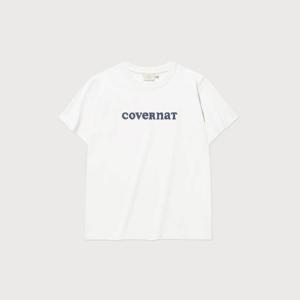 M 커버낫반팔티 CQK CO2502ST70-WH 우먼 쿨 코튼 쿠퍼로고 티셔츠 White