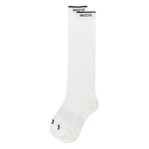 헤지스 골프 여성 25FW 화이트 여성 로고 포인트 잔조직 니삭스 HWSS5F606OW