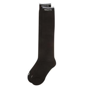 헤지스 골프 여성 25FW 블랙 여성 로고 포인트 잔조직 니삭스 HWSS5F606BK