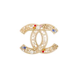 [엘러브] 샤넬 20C 깜봉 CC로고 브로치 멀티컬러 5ET1414