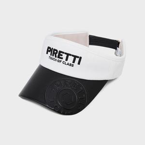 [피레티골프] TWU25C03 여성 레더믹스 모던 바이저