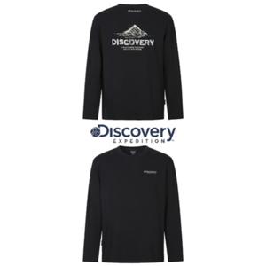 (디스커버리) 25F W 가을 DXRL21054BKS 남여공용 마운틴 그래픽 기능 긴팔티
