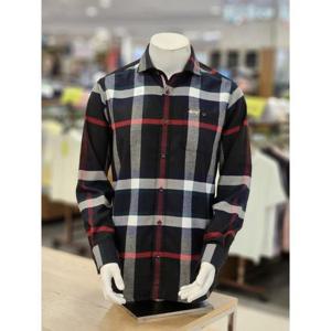 루이까스텔 세이브존01 남성 FW빅체크 가슴포켓셔츠 7MESH002
