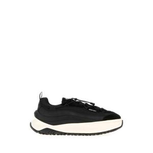 문부츠 남성 블랙 캔버스 로우탑 스니커즈 2490100 N001