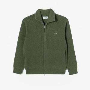 라코스테 공식 남성 립조직 풀집업 가디건 AH155E-55N E9F