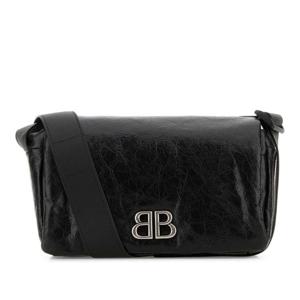 발렌시아가 레더 스몰 모나코 크로스바디 백 8066302ABCI 1000