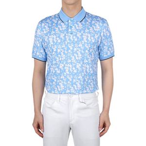 [지포어] 블라썸 골지 칼라 테크 골프 PK티 (G4MS23K061 CIELO)