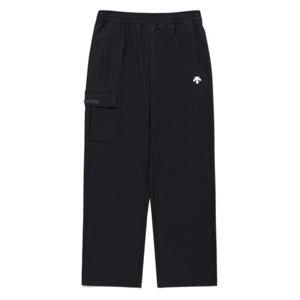 [데상트]데상트 기모 우븐 스트레이트핏 팬츠 SP323UPT92BLK0 바