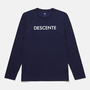 [데상트]데상트 에센셜 기모 긴팔 티셔츠 SP323UTL91NAVY 긴팔티