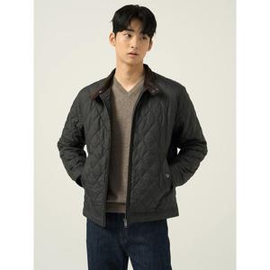 [빈폴멘] [Essential] 다이아 패딩 해링턴 재킷 - 카키 (BC5938EP2H)