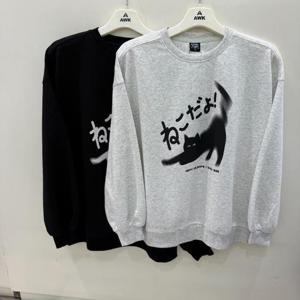 에어워크주니어_Ready4 next CB01 쿠션지 앞판 고양이 티셔츠 R257G1251A