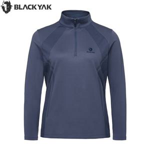 블랙야크 여성 가을 등산 아웃도어 긴팔티셔츠 티톤 집업 긴팔티2 1BYZTFU502ST