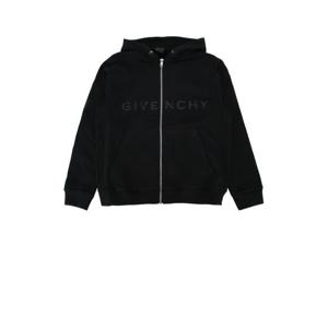 지방시 키즈 키즈 블랙 짚업 후드 H30939 09B