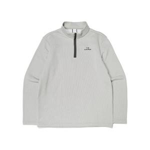 아이더긴팔티 JQS DMW23207C1 ATLAS (아틀라스) 남성 짚업 티셔츠 (Ice Grey)