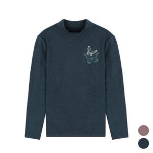 그린조이 HC12 여성 메탈 목폴라 티셔츠 GF24KL21W(진초록)