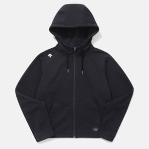 [데상트]데상트 여성 기모 트레이닝 후드집업 SP322UFT99BLK0 후