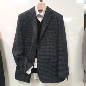 런던포그 HC12 프리미엄 체크 울100% LOWJA786