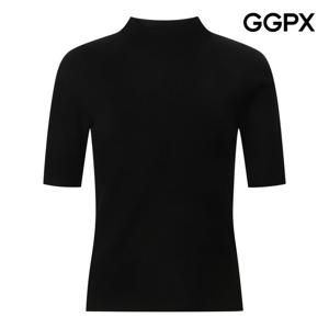 [지지피엑스]기본 반하이넥 반팔 니트 GP9KP007B