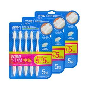 애경 2080 덴탈크리닉 오리지날 미세모 칫솔 30개